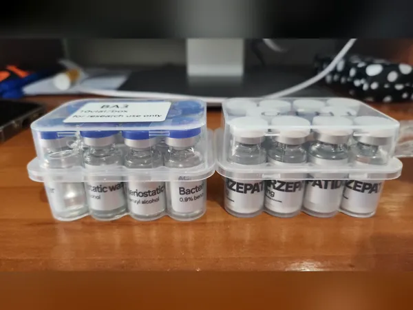 Customer photo: Bac water and tirzepatide, as received