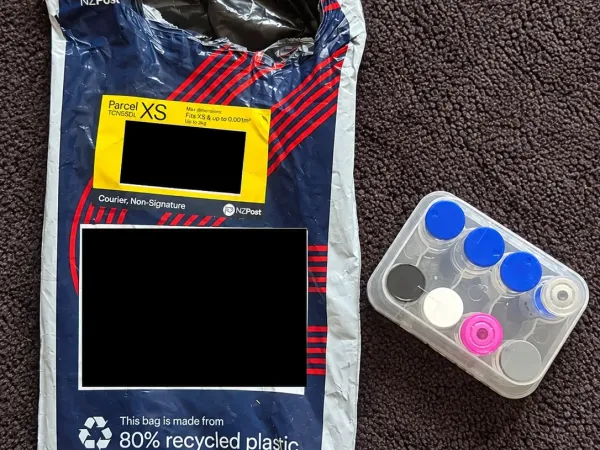 Customer photo: Delivered by NZ Post courier